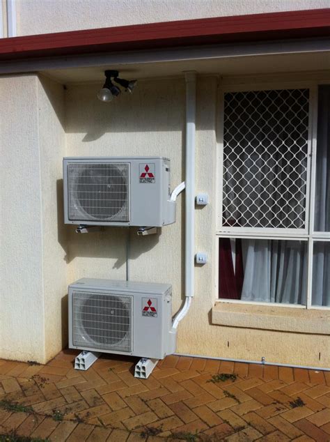 hvac metal between unit and house|air conditioner distance from house.